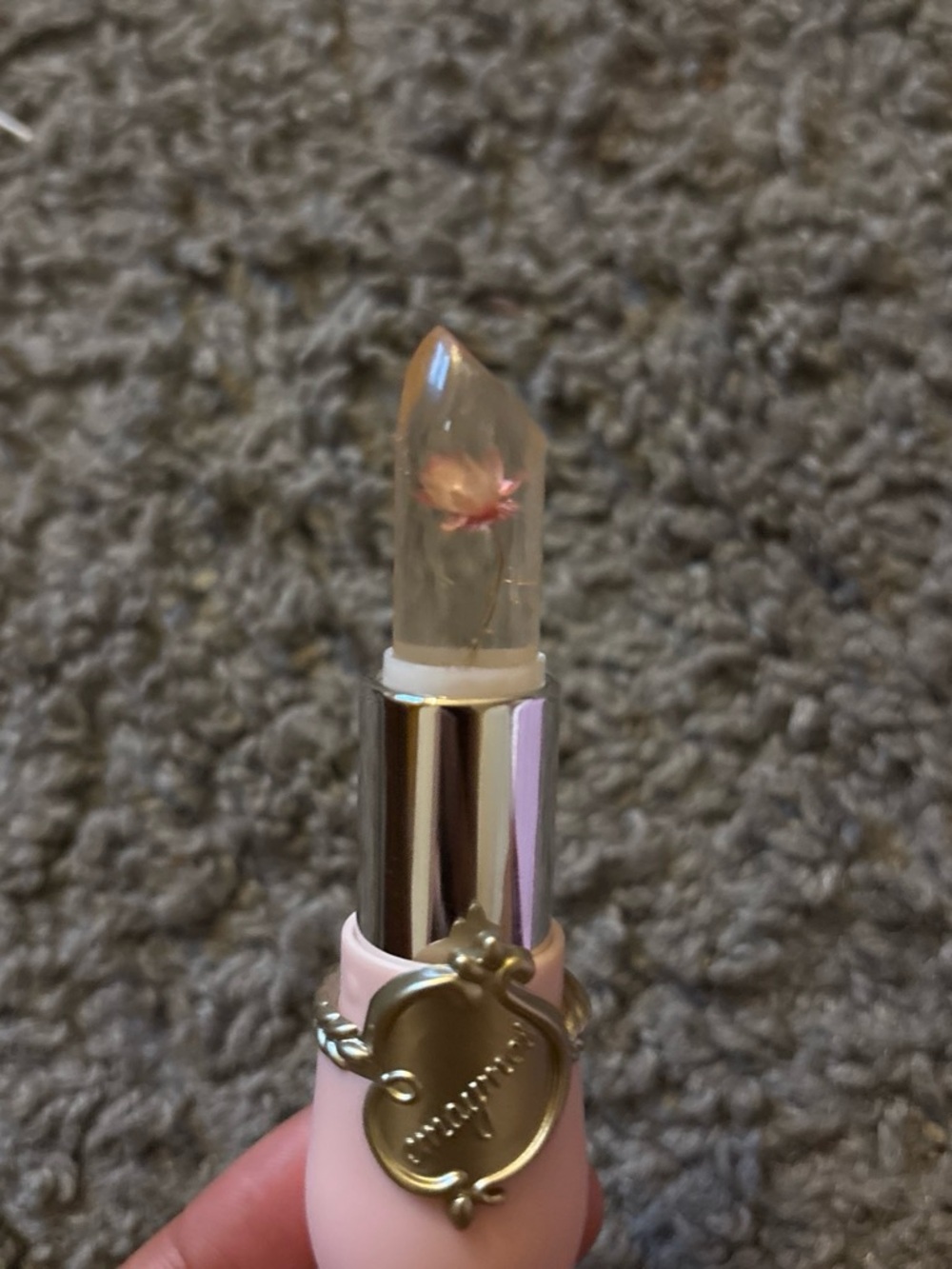 Lipstick Queen Clear Jelly Lipstick with Pink Flower